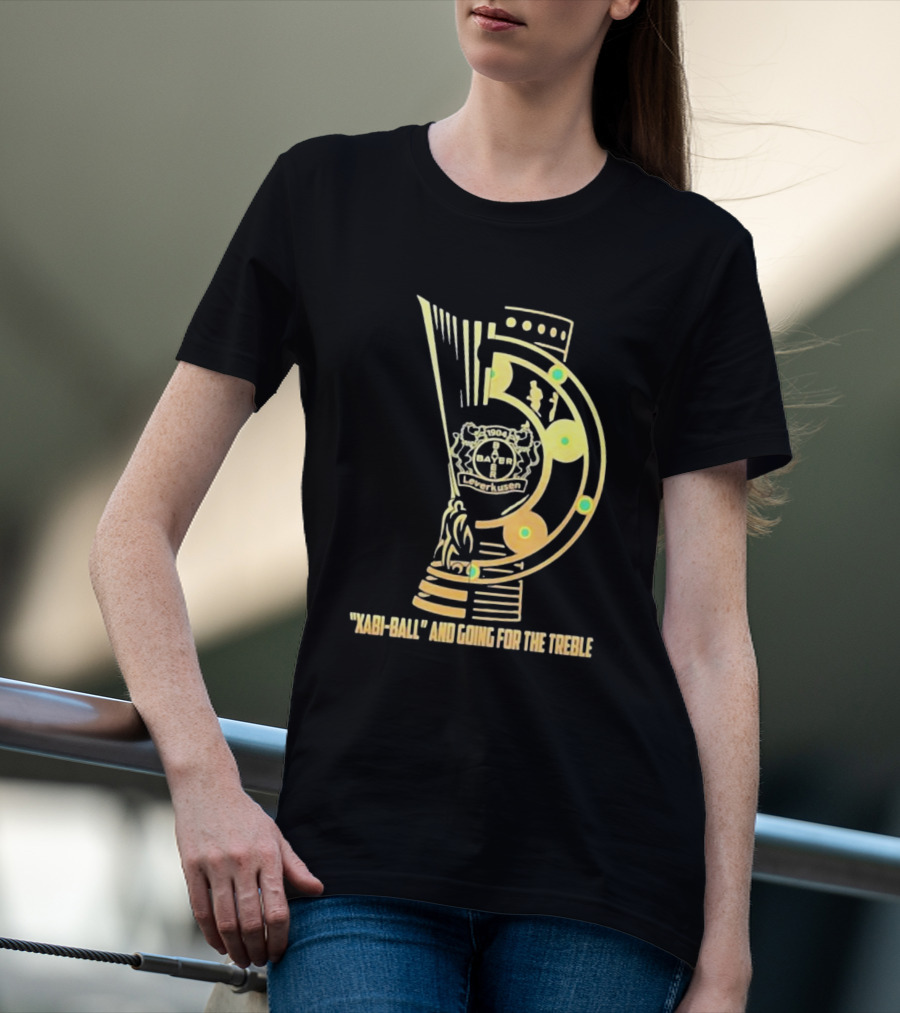 Bayer Leverkusen 1904 Xabi-Ball And Going For The Treble T-Shirt