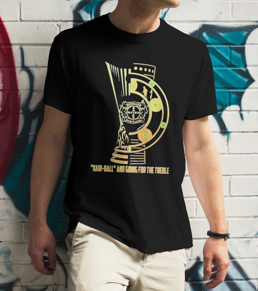 Bayer Leverkusen 1904 Xabi-Ball And Going For The Treble T-Shirt
