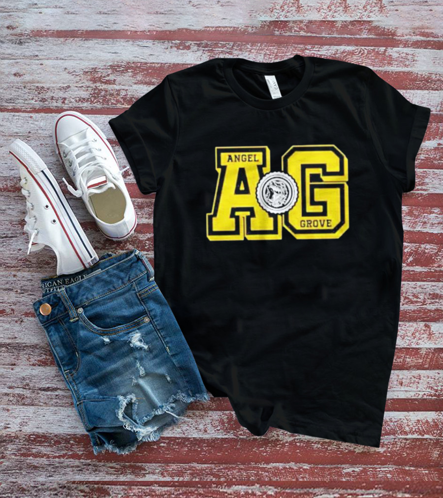 Angel Grove AG Power Rangers Emblem T-Shirt