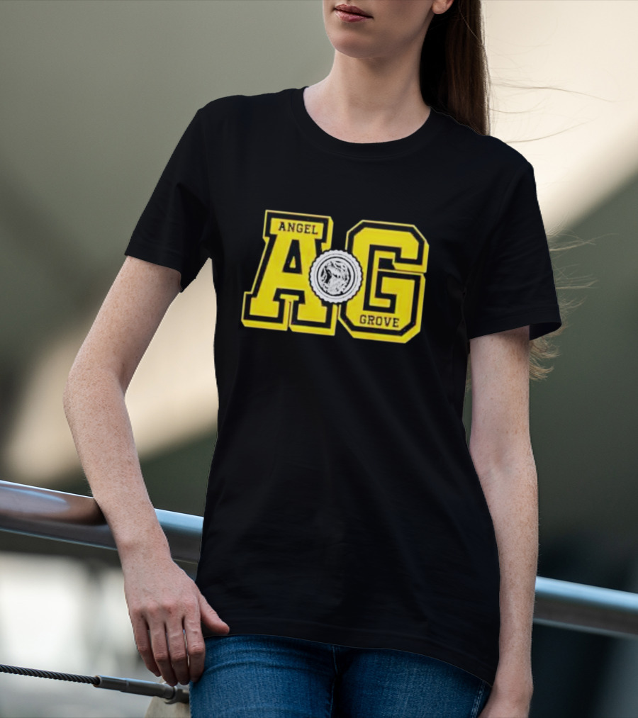 Angel Grove AG Power Rangers Emblem T-Shirt
