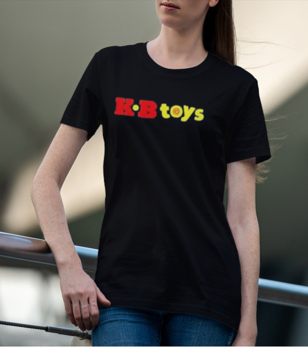 KB Toys Red Yellow Spiral T-Shirt