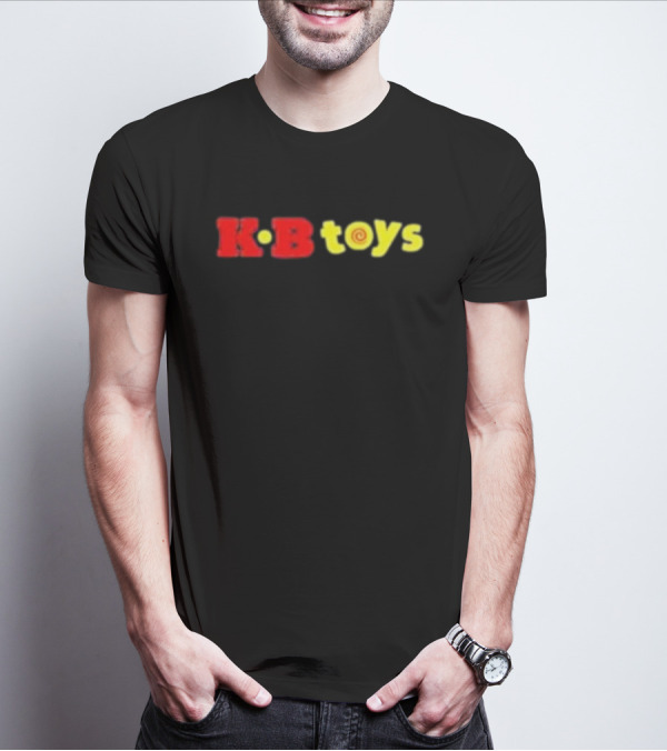 KB Toys Red Yellow Spiral T-Shirt