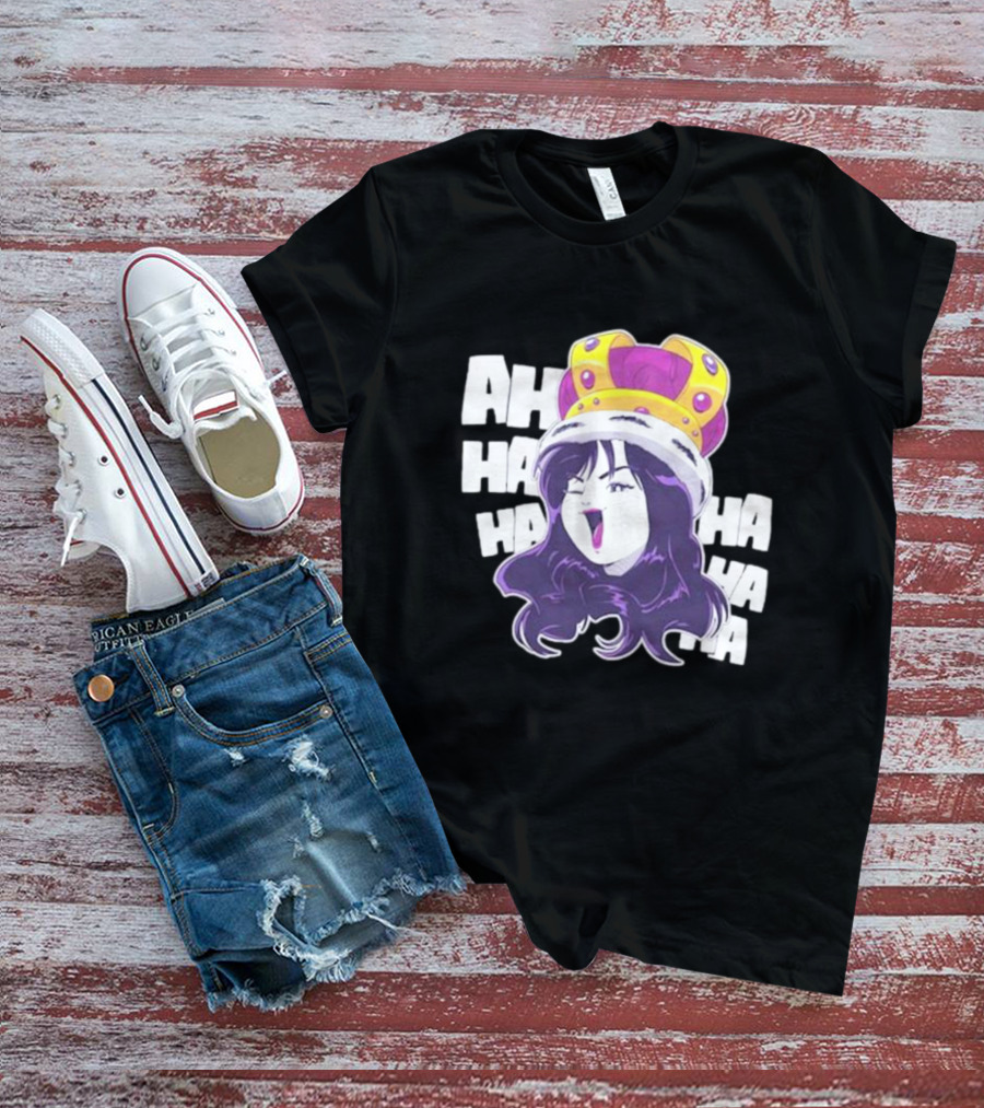 Ms Sakura Haha King Crown Laugh T-Shirt