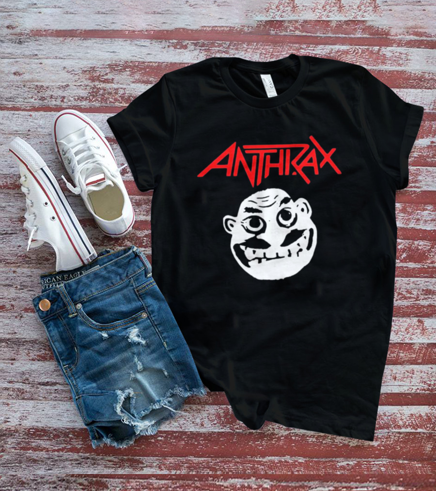 Rare Anthrax Angry Face T-Shirt
