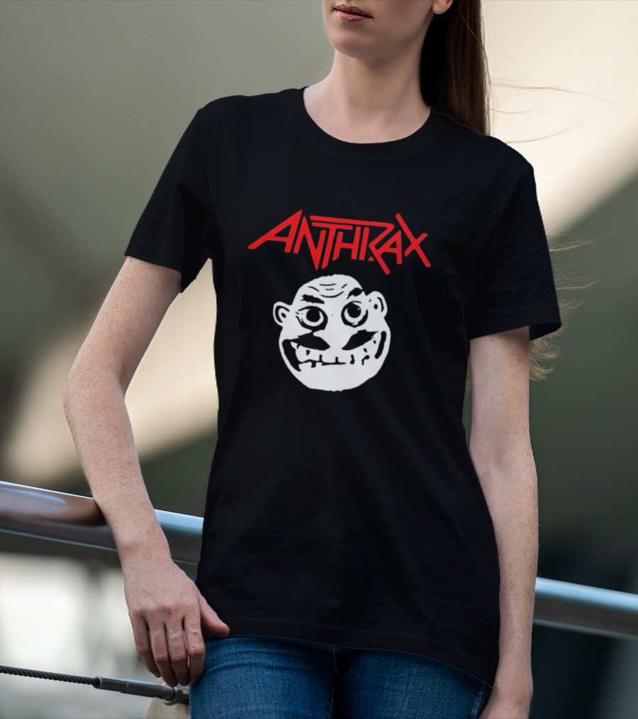 Rare Anthrax Angry Face T-Shirt