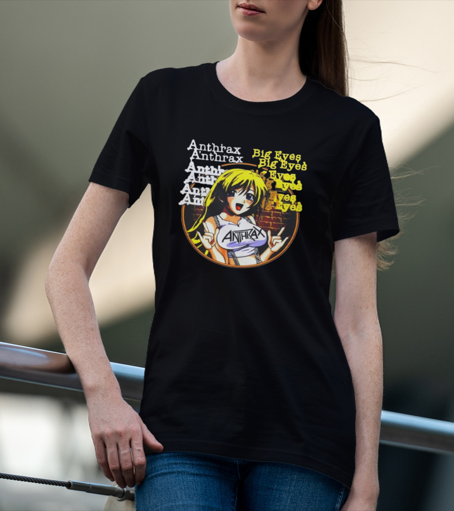 Anthrax Big Eyes Vintage Manga T-Shirt