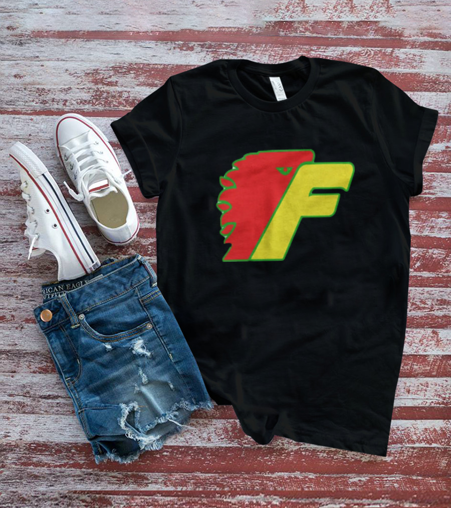 Philadelphia Firebirds Hockey Logo Red Green Yellow F T-Shirt