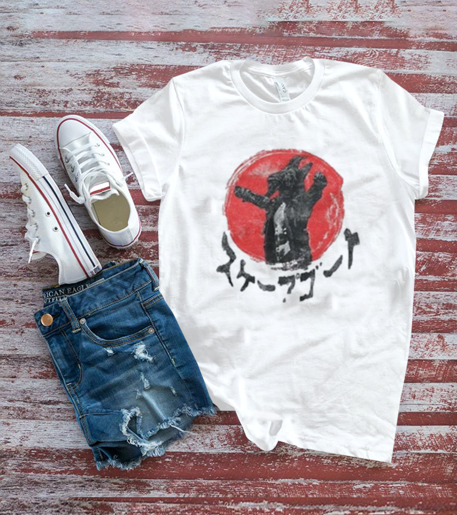 Scapegoat Kanji Red Circle Japanese Character T-Shirt