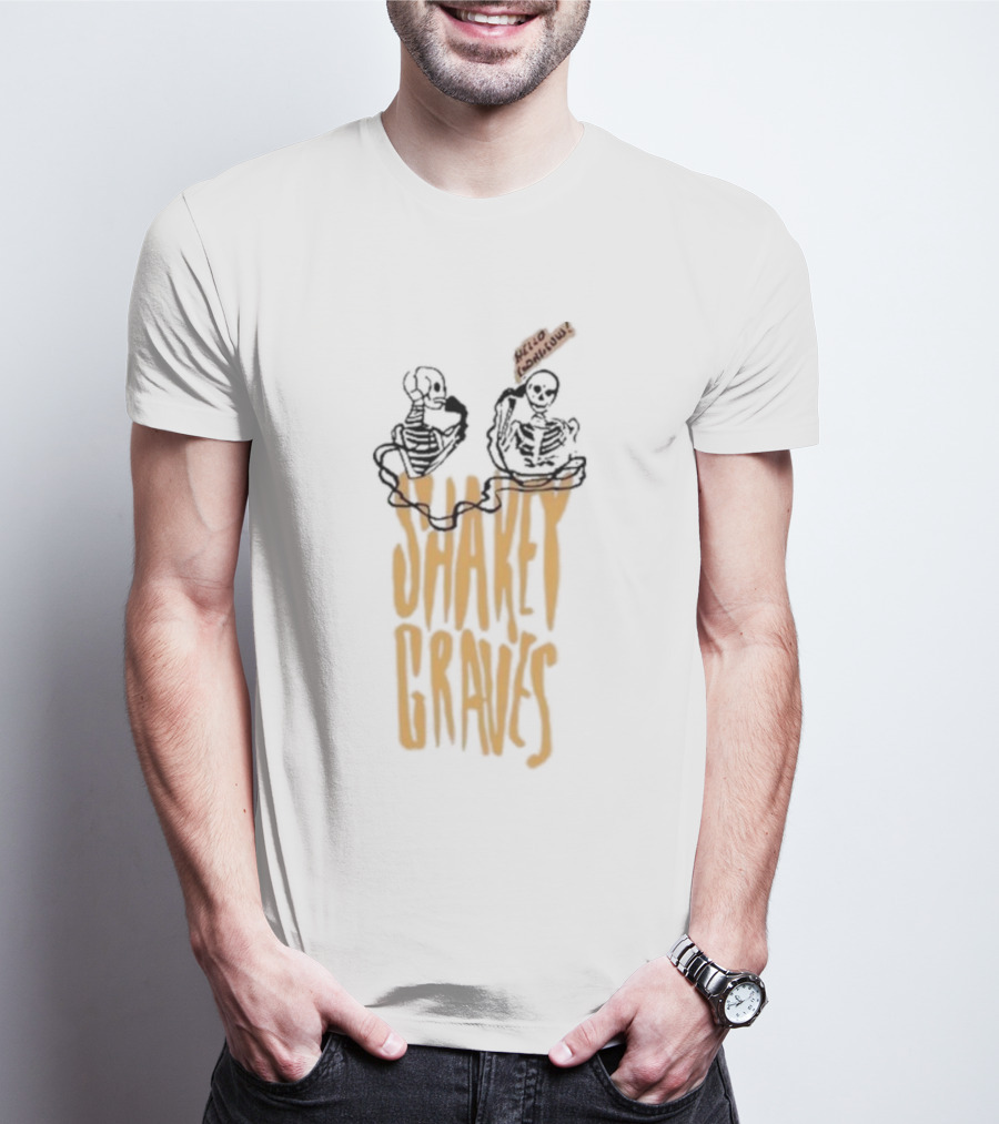 Shakey Graves Hello Gorgeous Skeletons T-Shirt
