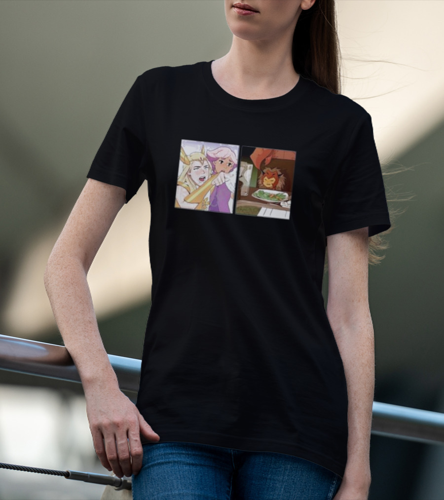 She-Ra Pointing At A Confused Catra Meme Scene T-Shirt
