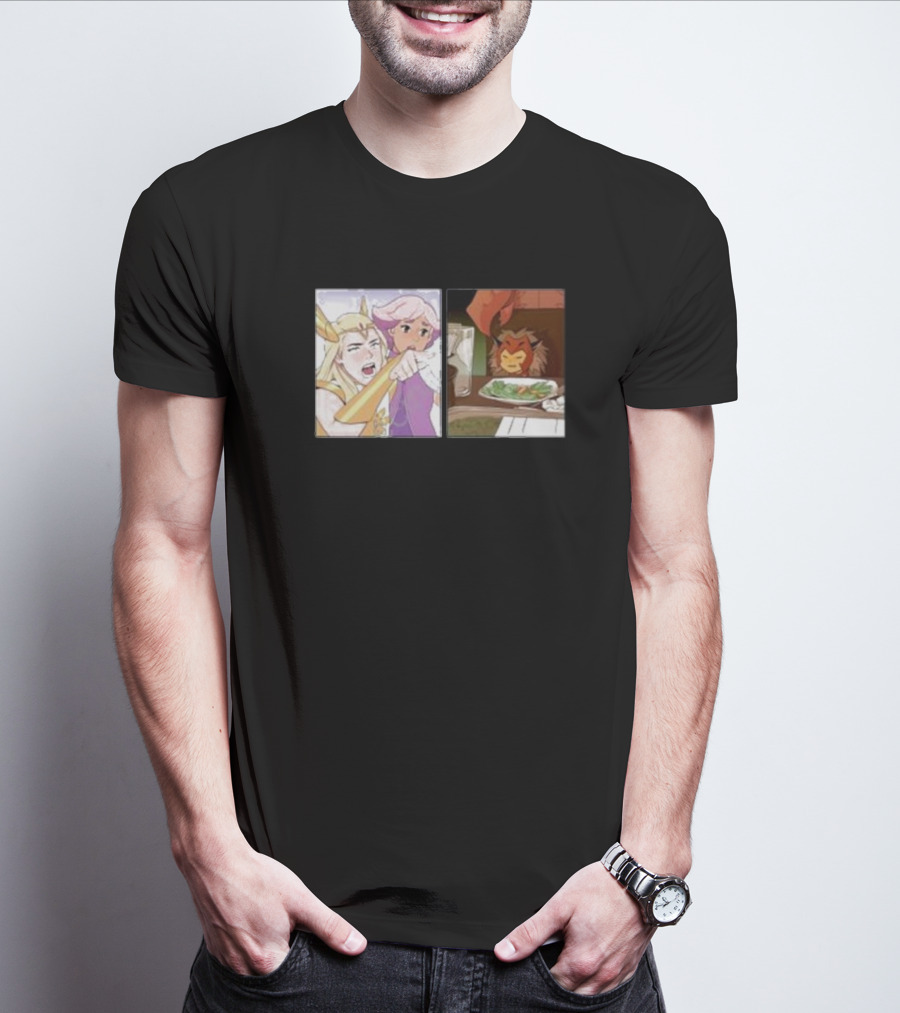 She-Ra Pointing At A Confused Catra Meme Scene T-Shirt