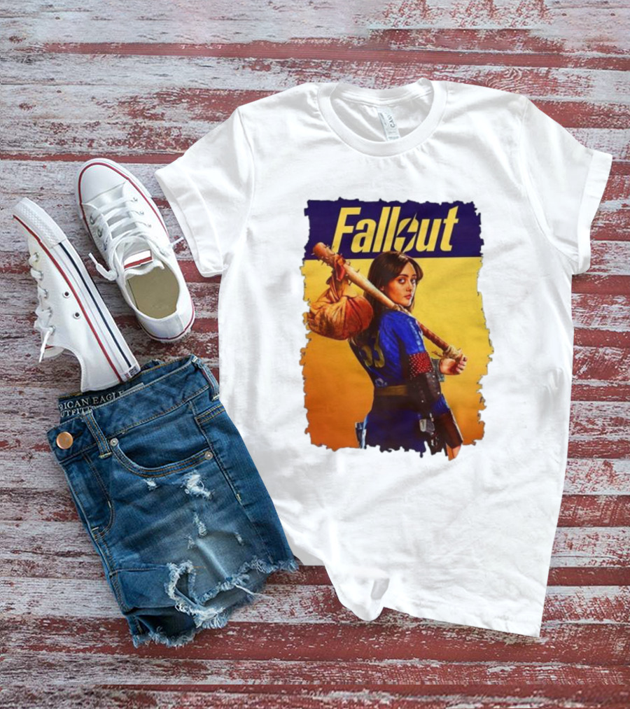 Fallout Lucy Vault Girl Retro Art 33 T-Shirt
