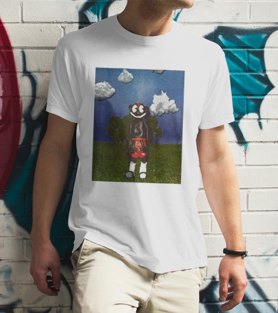 Lil Darkie Sunrise Character With Clouds And Trees T-Shirt