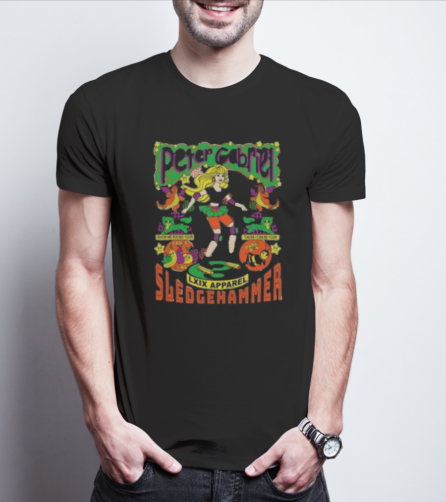 Peter Gabriel Sledgehammer Lxix Apparel Show Me Round Your House T-Shirt