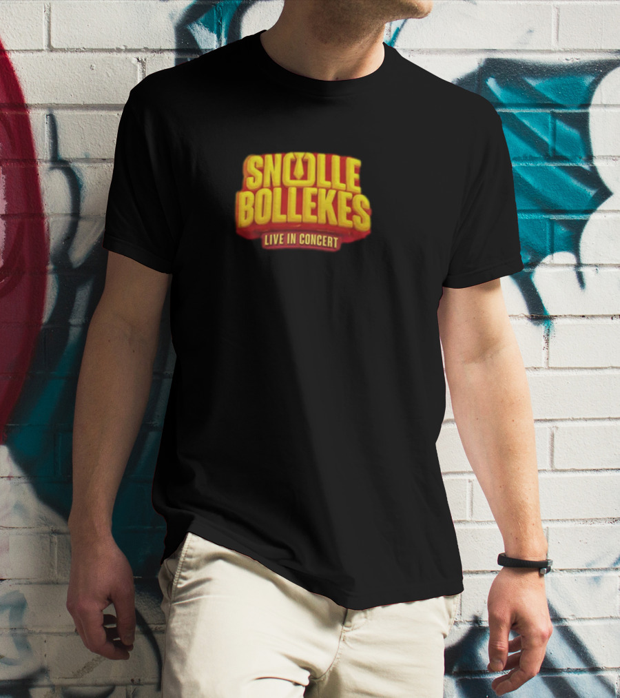 Snollebollekes Live In Concert Official Merchandise Rode T-Shirt