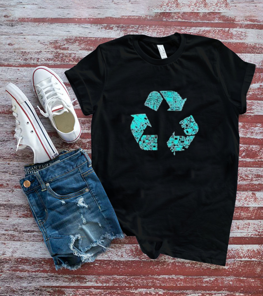 Earth Day Eco Recycling Circuit T-Shirt