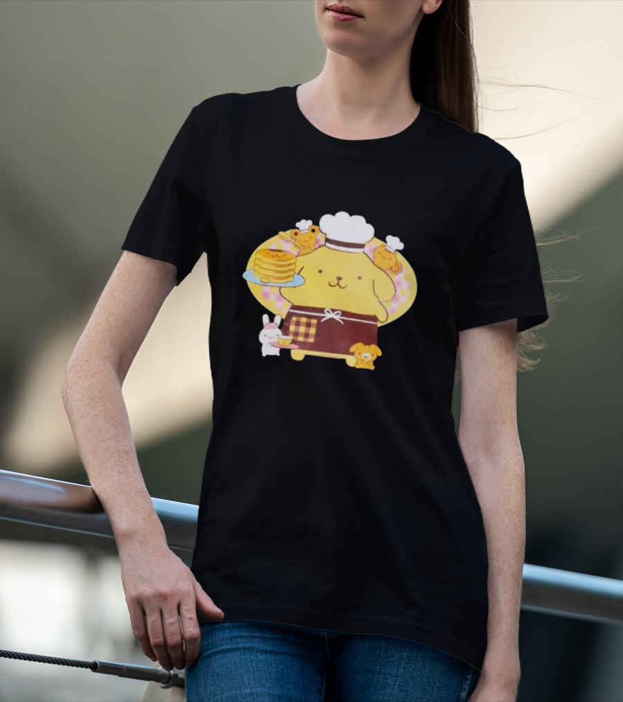 Join The Sanrio Pompompurin Pancake Chef T-Shirt