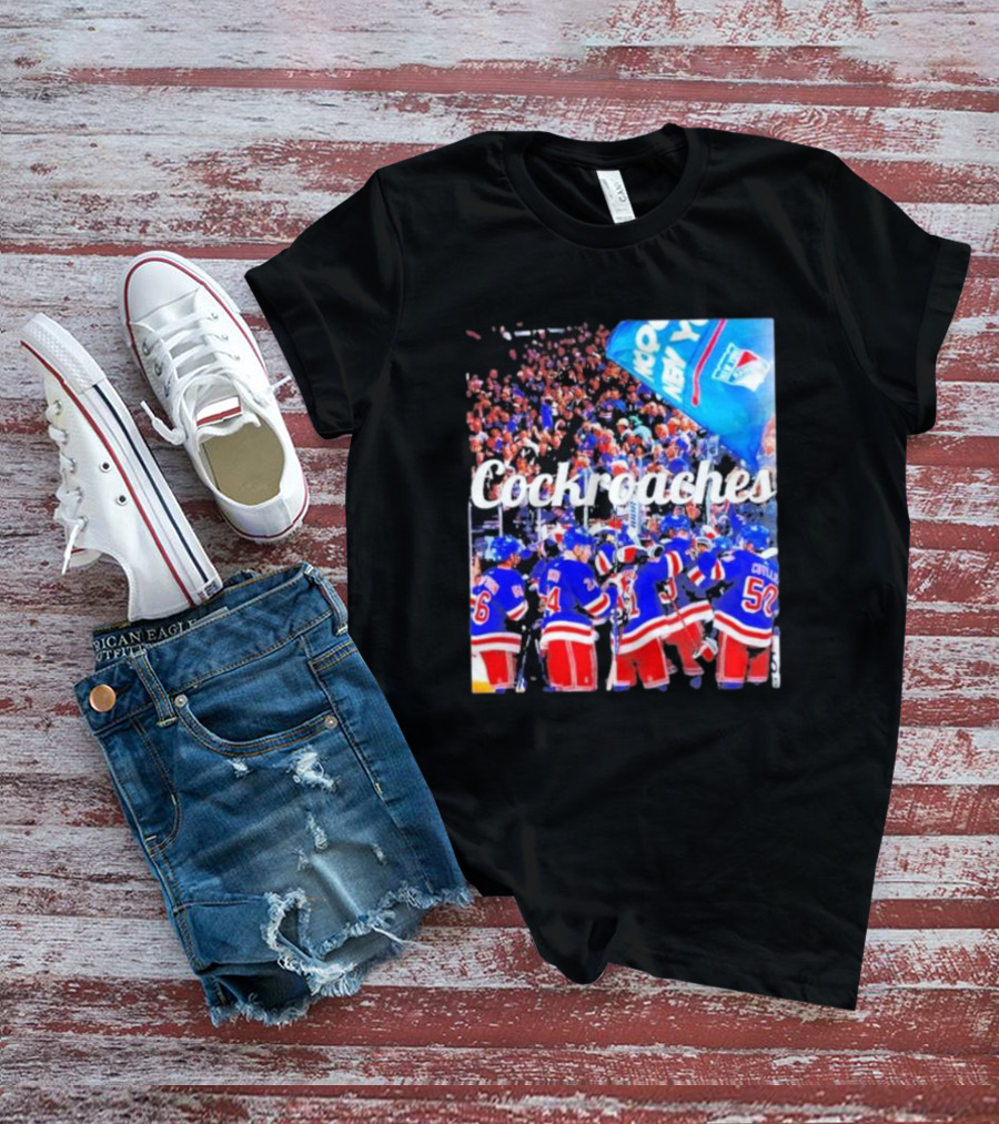 New York Rangers Cockroaches Fans Hockey Team T-Shirt