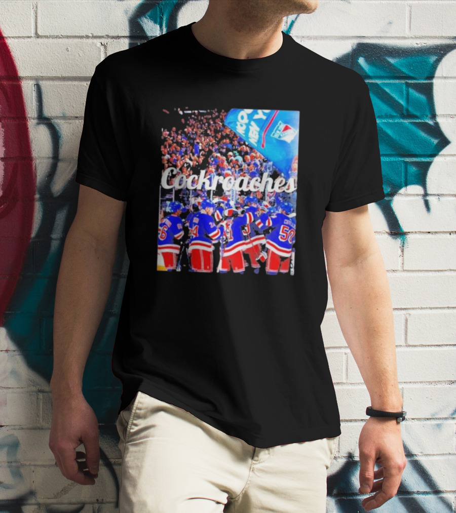 New York Rangers Cockroaches Fans Hockey Team T-Shirt