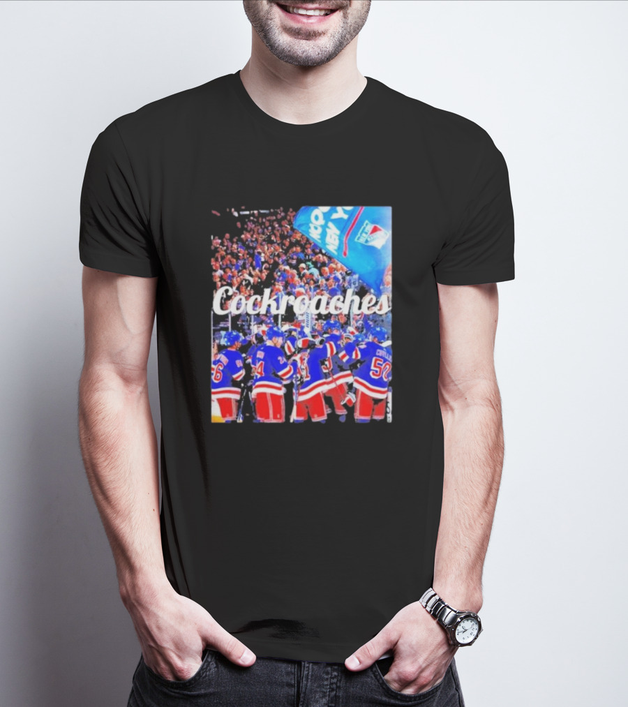 New York Rangers Cockroaches Fans Hockey Team T-Shirt