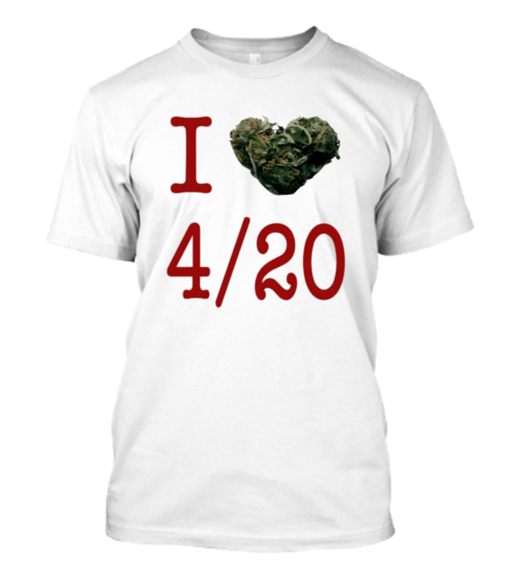 Rihanna Wearing I Heart 4/20 Day T-Shirt