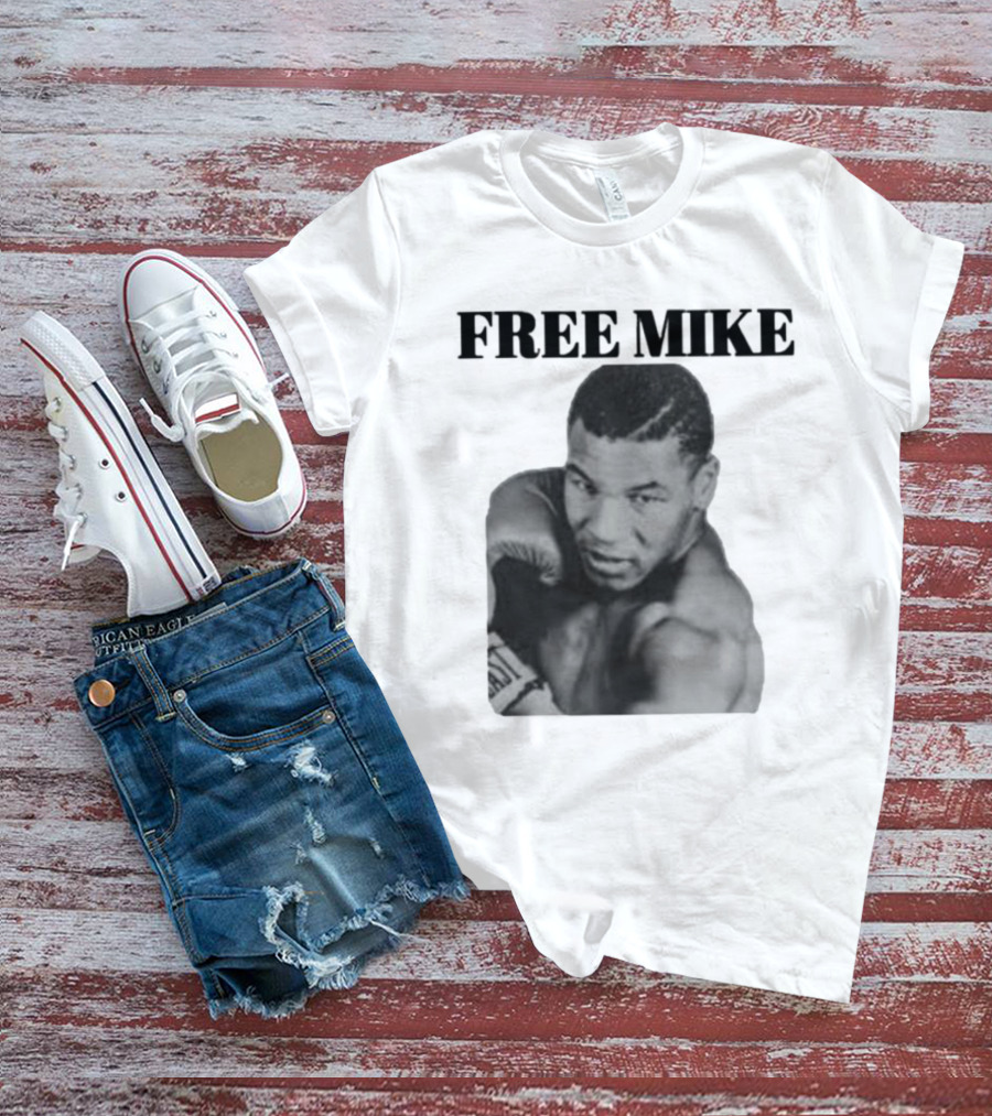 Free Mike Tyson Boxing Legend Image T-Shirt