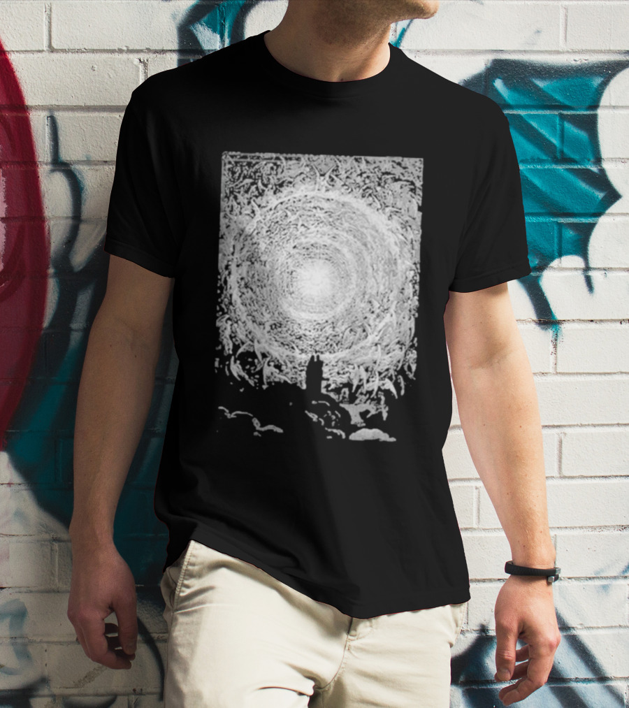 Zheani Worship The Spiritual Meat Grinder Celestial Swirling Vortex T-Shirt
