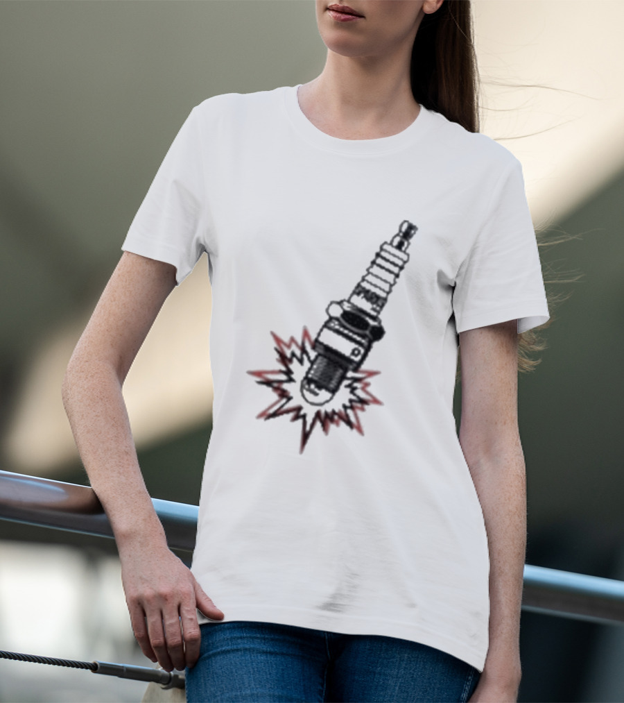 Sparks Plug Ignition Flash T-Shirt