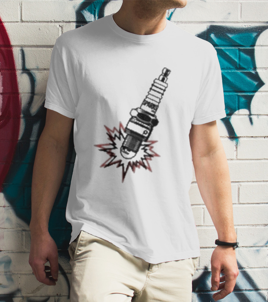 Sparks Plug Ignition Flash T-Shirt