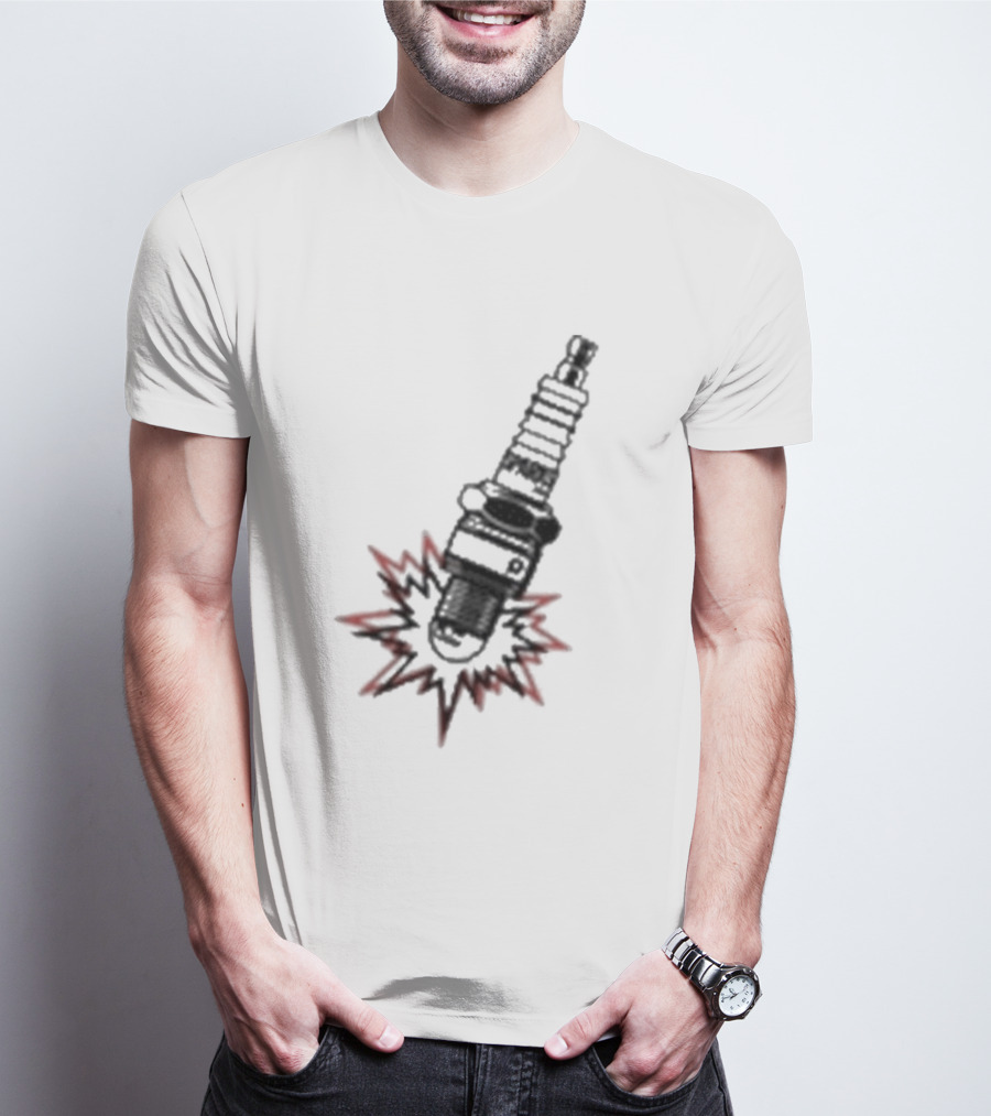 Sparks Plug Ignition Flash T-Shirt