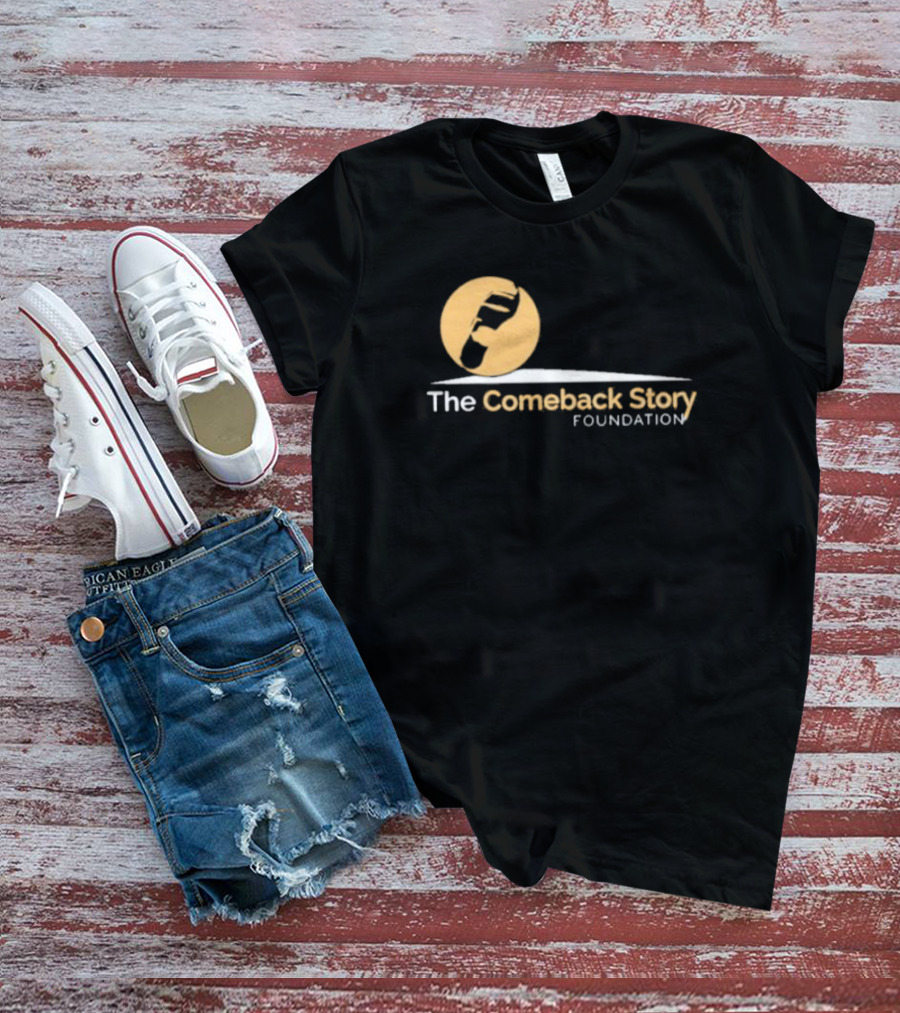 The Comeback Story Foundation Logo With Stomp Icon And Arc T-Shirt
