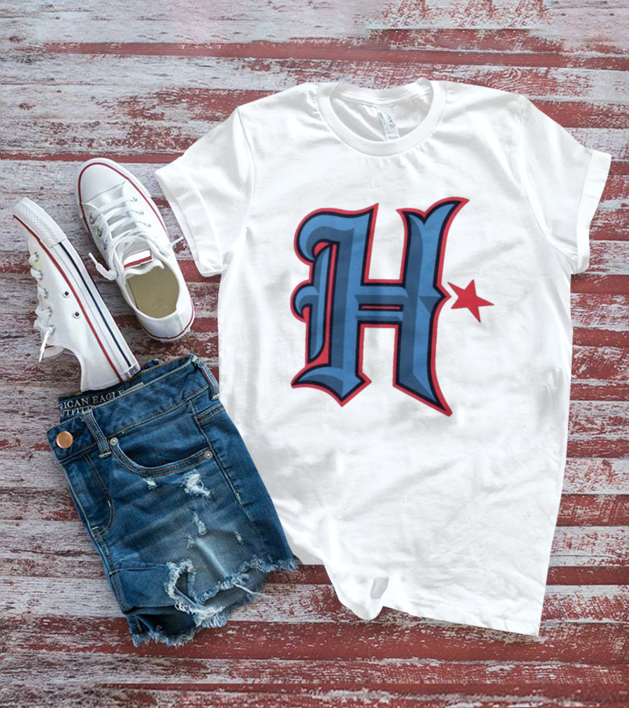 Houston Texans H Logo With Star T-Shirt
