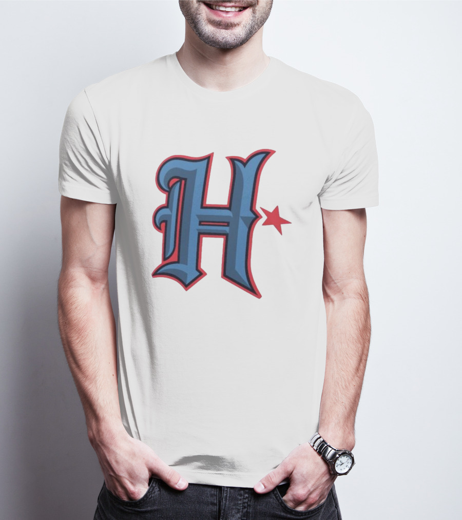 Houston Texans H Logo With Star T-Shirt