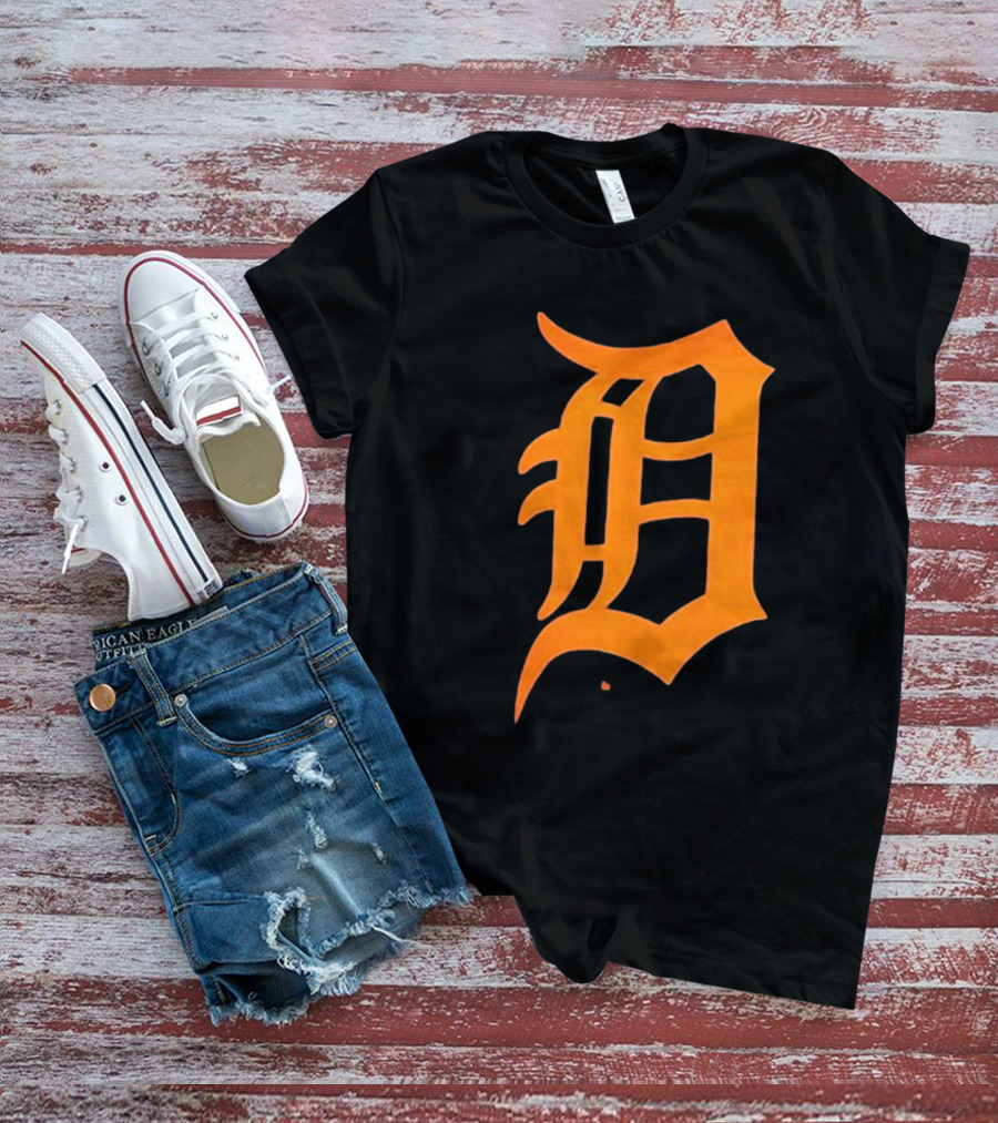 Detroit Tigers Big And Tall #1 Dad T-Shirt