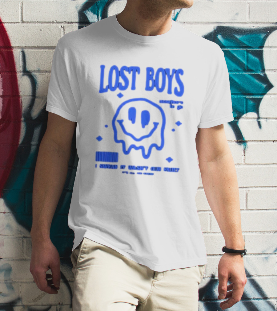 Lost Boys Nowhere To Go Barcode I Swear It Wasn't Our Fault T-Shirt