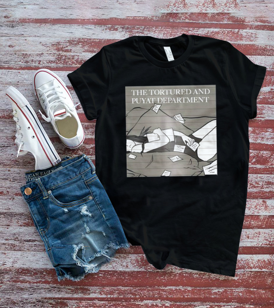 The Tortured And Puyat Department Sleepless Exhaustion Notebook Pages T-Shirt