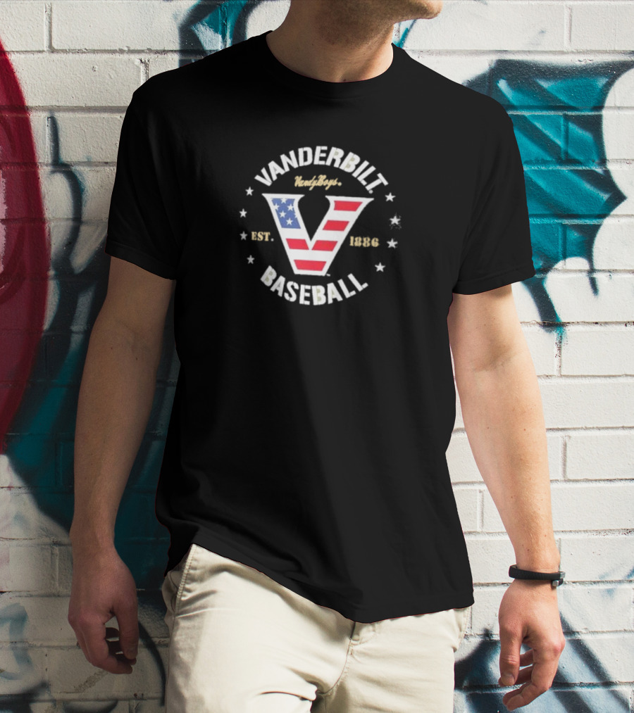 Vanderbilt Baseball Vandy Boys Military Appreciation Est. 1886 T-Shirt