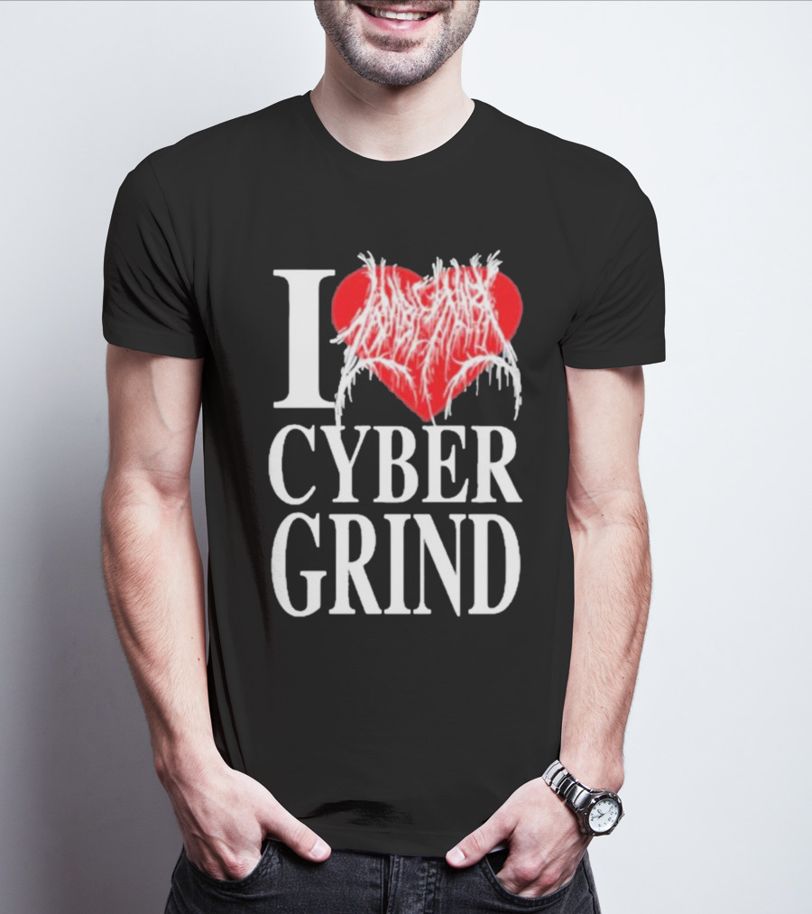I Love Zombieshark Cybergrind T-Shirt