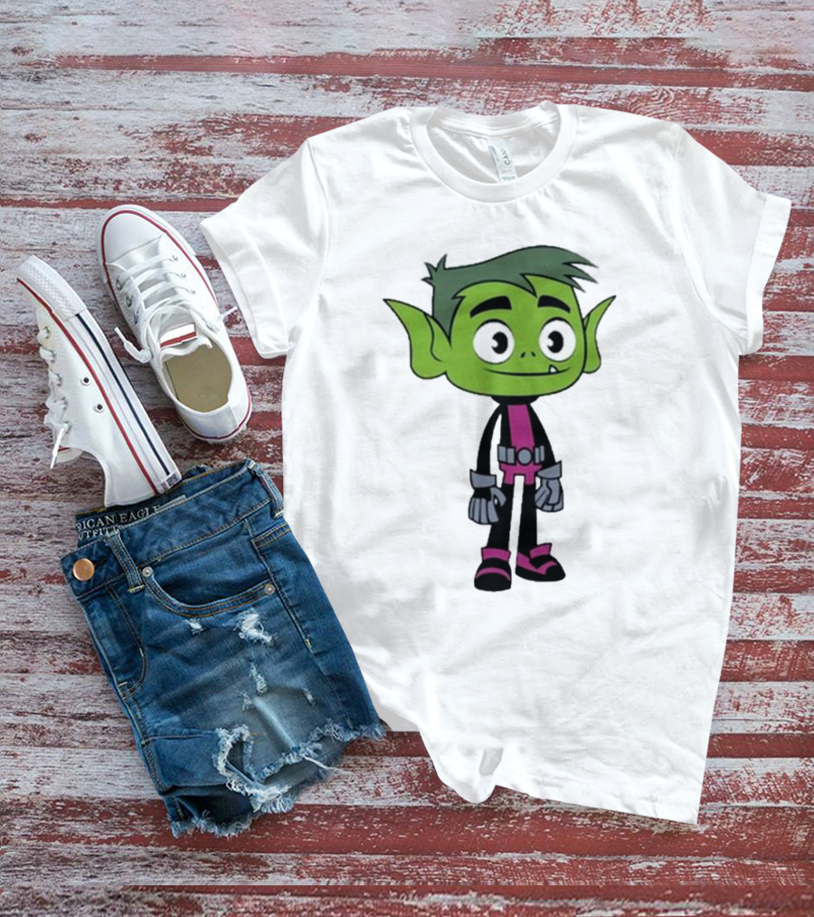 Ray William Johnson Wearing Teen Titans Beast Boy Character T-Shirt