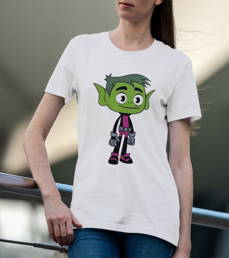 Ray William Johnson Wearing Teen Titans Beast Boy Character T-Shirt