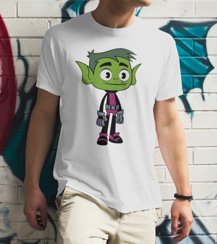 Ray William Johnson Wearing Teen Titans Beast Boy Character T-Shirt