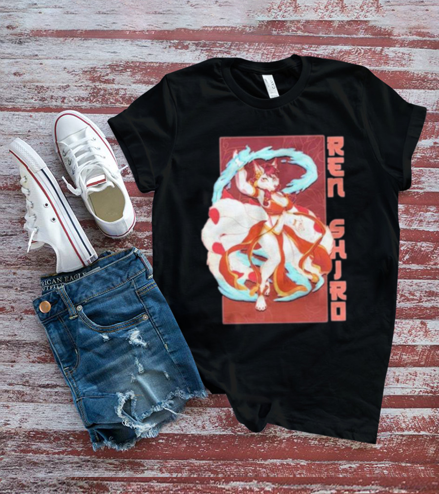 Ren Shiro Nine-Tailed Fox Spirit Wielder T-Shirt