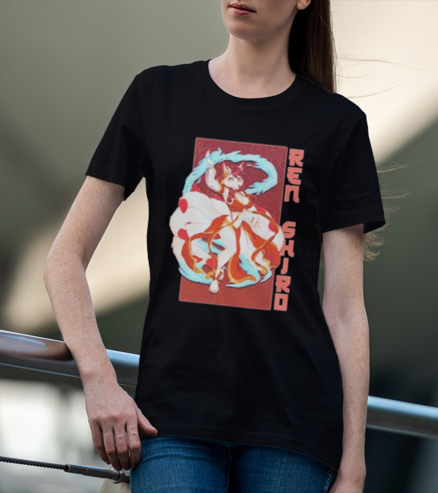 Ren Shiro Nine-Tailed Fox Spirit Wielder T-Shirt