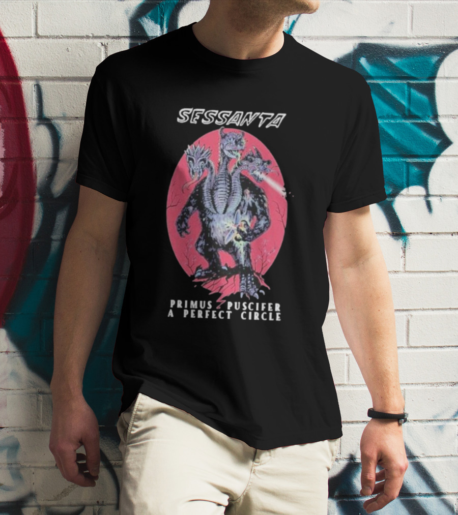 Sessanta Primus Puscifer A Perfect Circle Hydra Monster T-Shirt