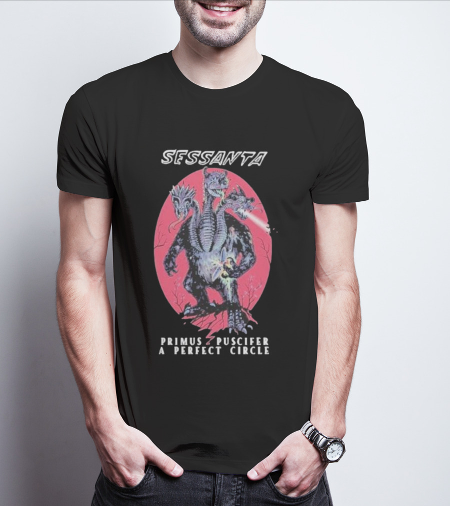 Sessanta Primus Puscifer A Perfect Circle Hydra Monster T-Shirt