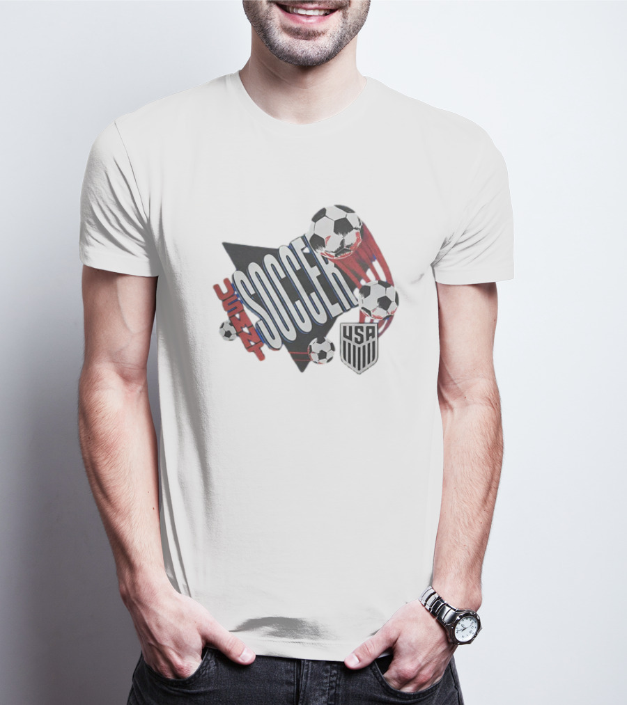 USMNT Soccer USA Shield Tri-Blend T-Shirt