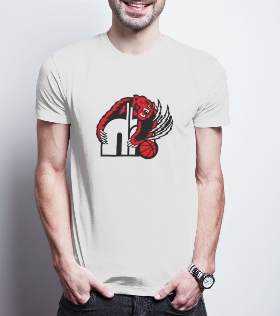 Memphis Hustle Basketball Bear Logo Konchar Hustle T-Shirt