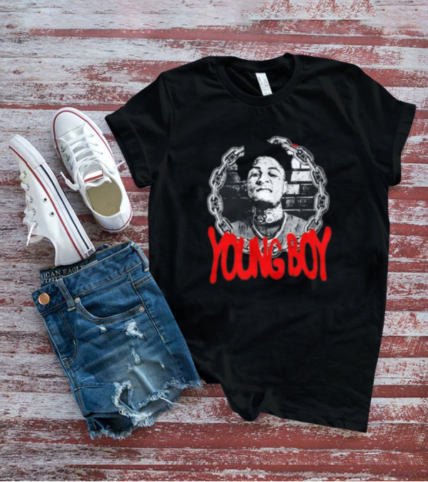 Never Broke Again Young Boy Chain T-Shirt