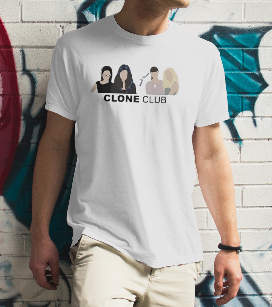 Orphan Black Clone Club Faces T-Shirt