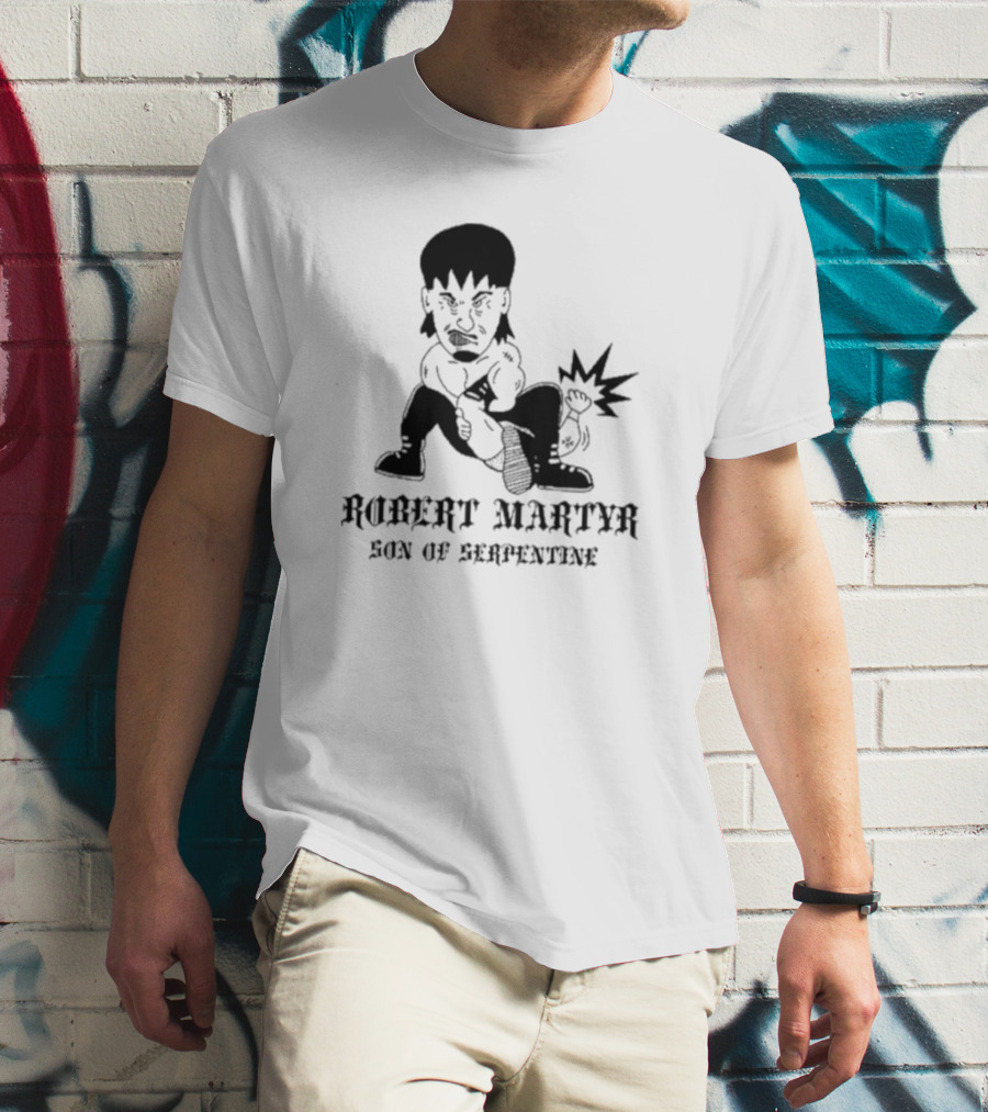 Robert Martyr Son Of Serpentine Bold Cartoon Character T-Shirt